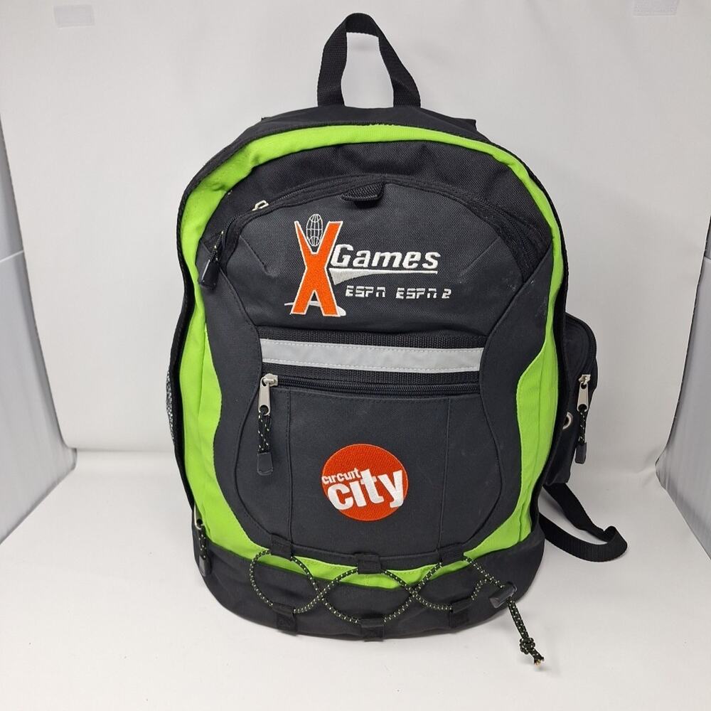 Rare Vintage X Games/ESPN/ESPN2/Circuit City Backpack-Early 2000s Nice!!